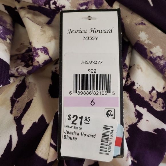 NWT 💕💕Macy's Jessica Howard Light Blazer Top - Picture 12 of 12